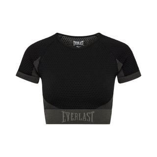 Everlast® Sport EVERLAST Womens Seamless Crop Top Top Black