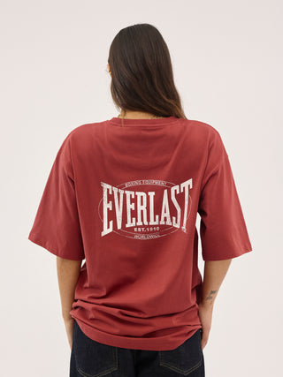Everlast® EVERLAST BACK LOGO SS TEE T-shirt Red