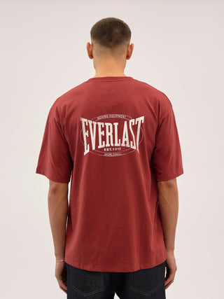 Everlast® EVERLAST BACK LOGO SS TEE T-shirt Red