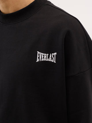 Everlast® EVERLAST CREW SWEAT Sweatshirt 019 Black