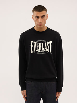 Everlast® EVERLAST LOGO CREW SWEAT Sweatshirt Black