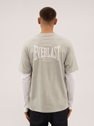 Everlast® LAYERED BACK LOGO LS T-shirt Grey
