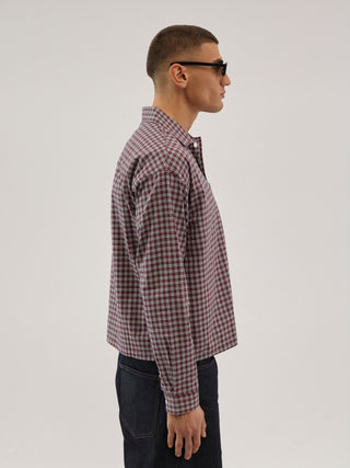 Everlast® Long Sleeve Checked Shirt Shirt Red