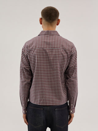 Everlast® Long Sleeve Checked Shirt Shirt Red