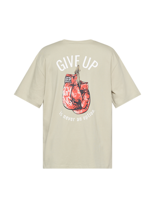 Everlast® NEVER GIVE UP TEE T-shirt Lys Grå